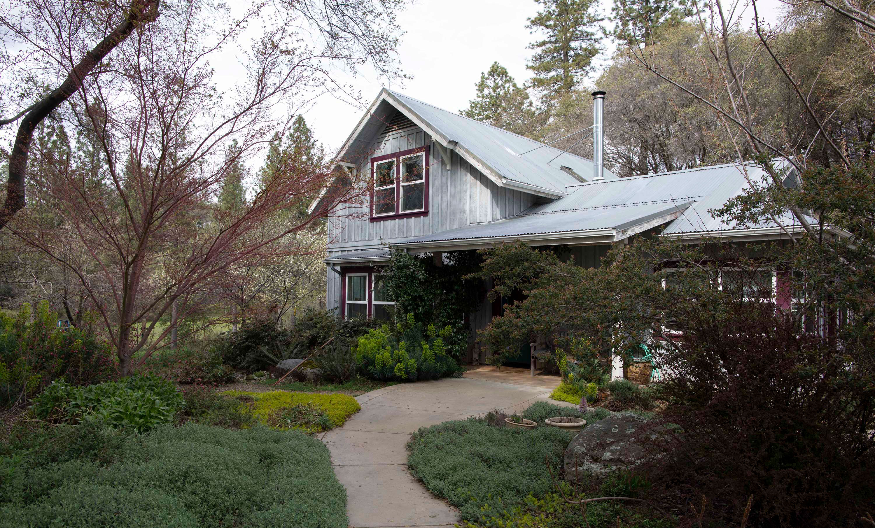 Alan Haight and Jo McProud's 15 acre Riverhill Farm property includes a farmhouse, a greenhouse where they grow tomatoes and seven acres of arable land where they also grow crops like strawberries and kale.